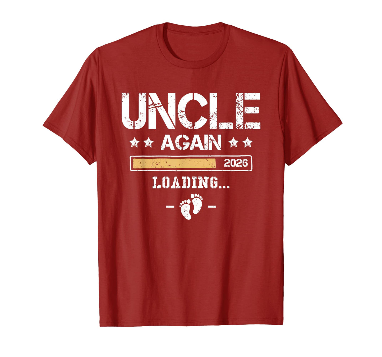 Uncle Again 2026 - Second Baby Funny Pregnancy Announcement T-Shirt
