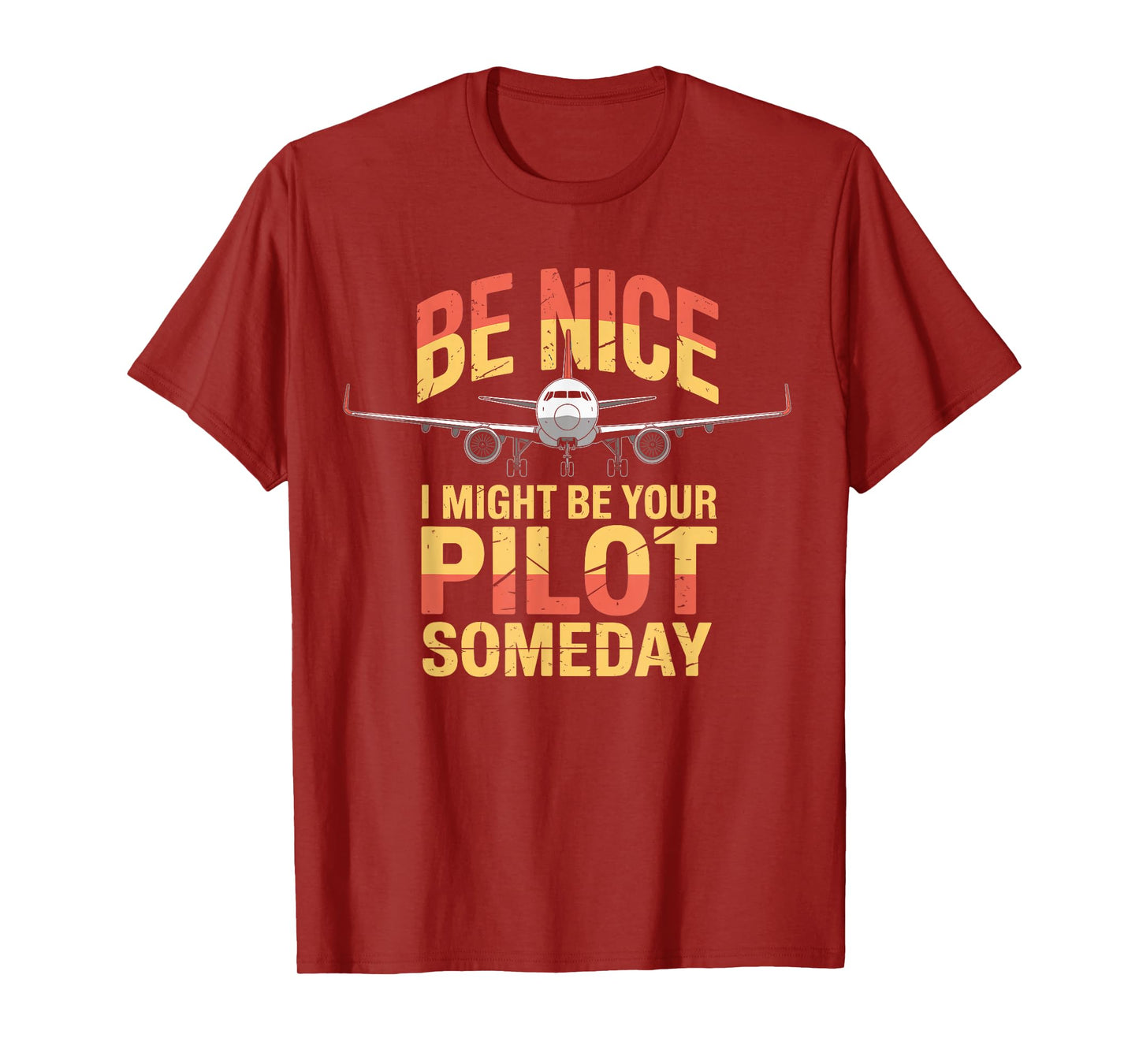 Funny Pilot Art For Men Women Kids Aviation Airplane Pilot T-Shirt