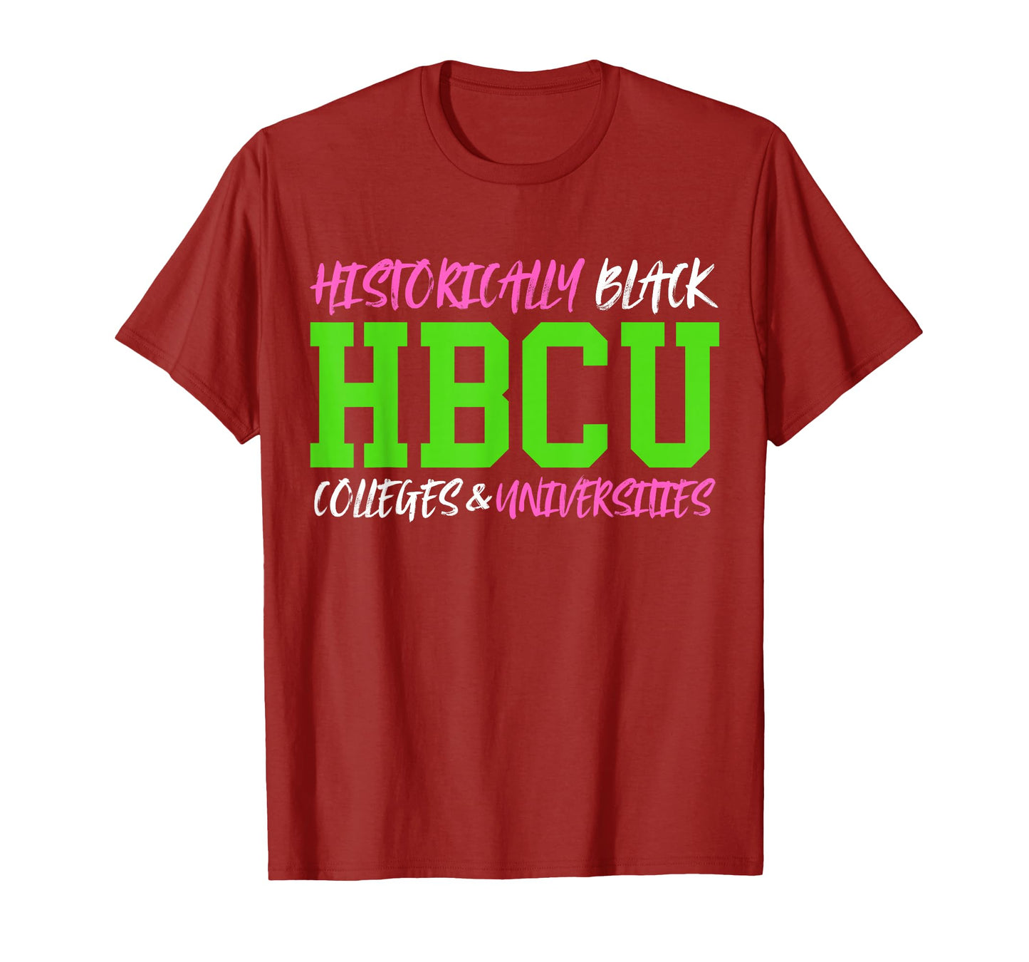 HBCU Pink And Green Historically Black College University T-Shirt