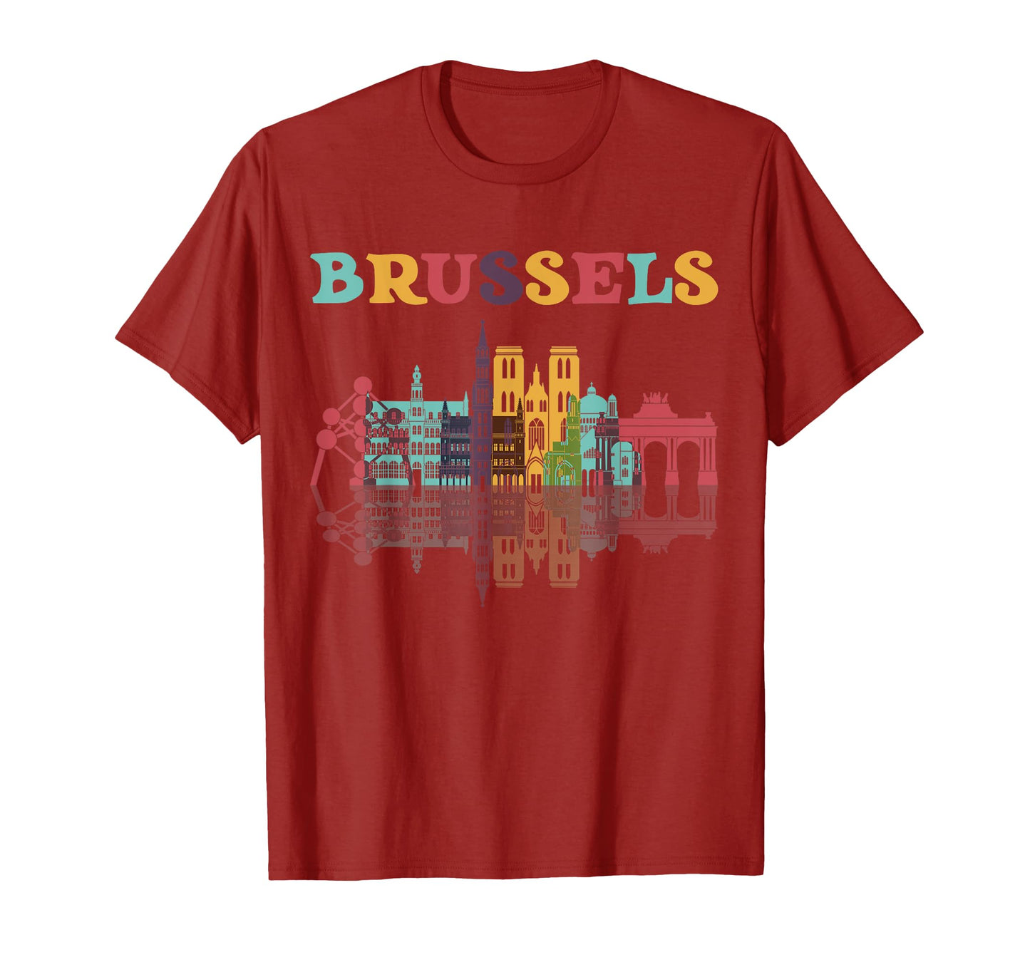 Belgium Brussels Travel Family Vacation Europian Trip Shirt T-Shirt