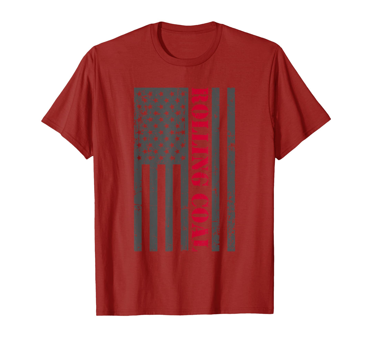 Diesel Rolling Coal US Flag Turbo Brothers Truck Driver T-Shirt