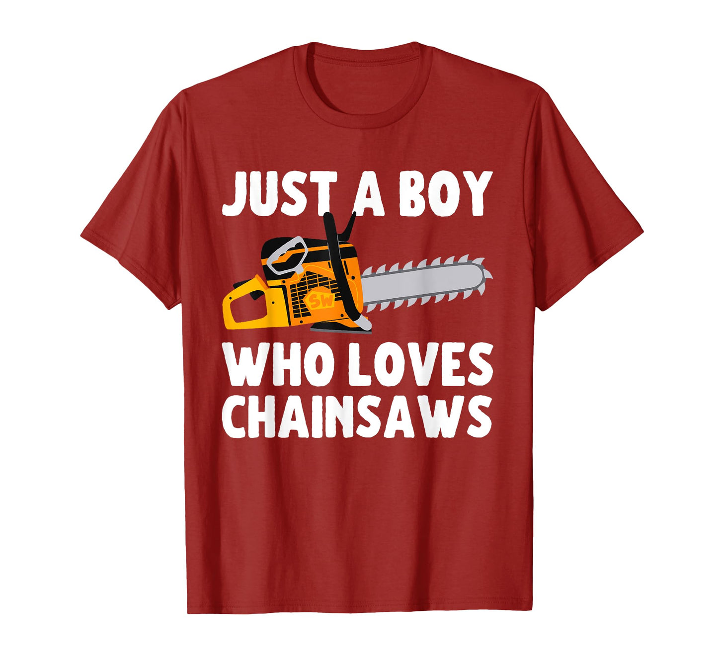Cool Chainsaw For Boys Kids Lumberjack Arborist Tree Logger T-Shirt