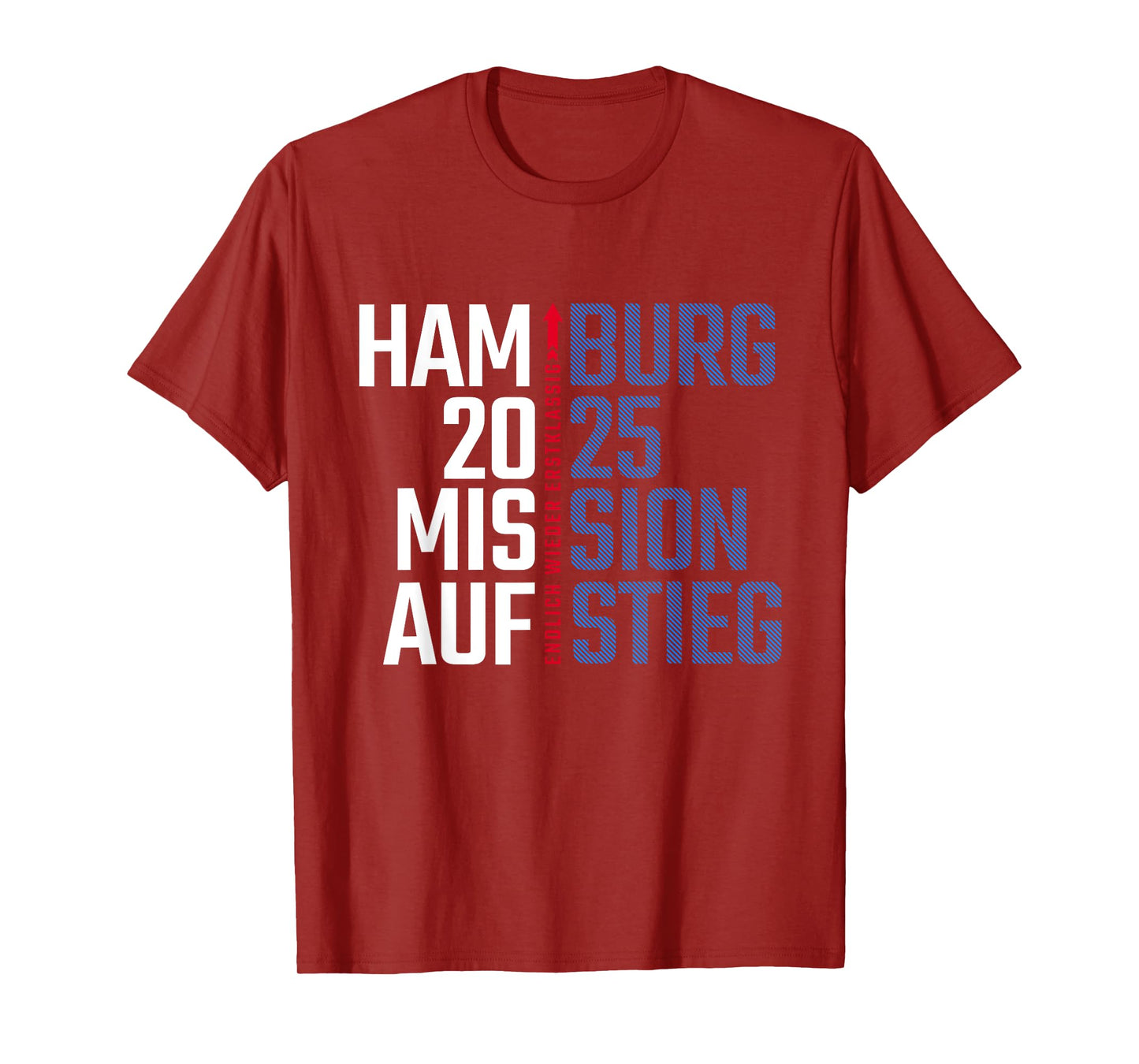 Hamburg Rise 2025 Fan Design Football Love T-Shirt