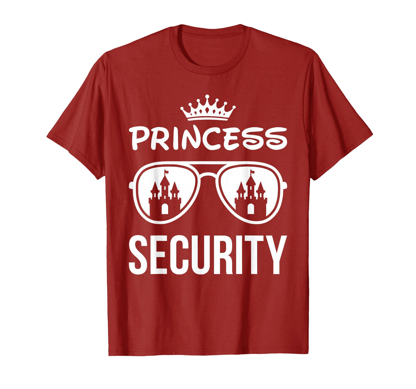 Funny Princess Security Design Castle Sunglasses Family T-Shirt