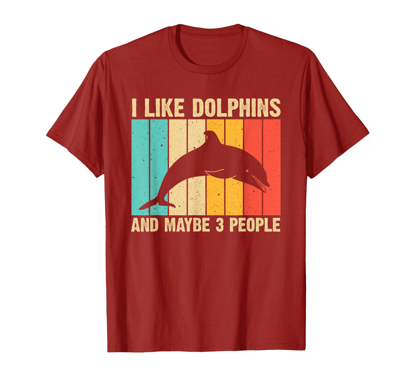 Funny Dolphin Design For Men Women Dolphin Lover Beluga Fish T-Shirt