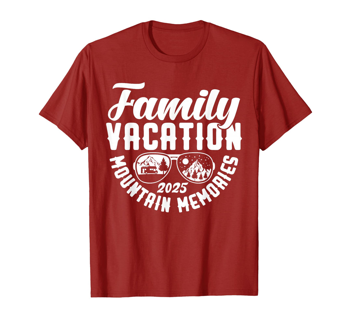 Family Vacation 2025 Mountain Memories Matching Family Group T-Shirt