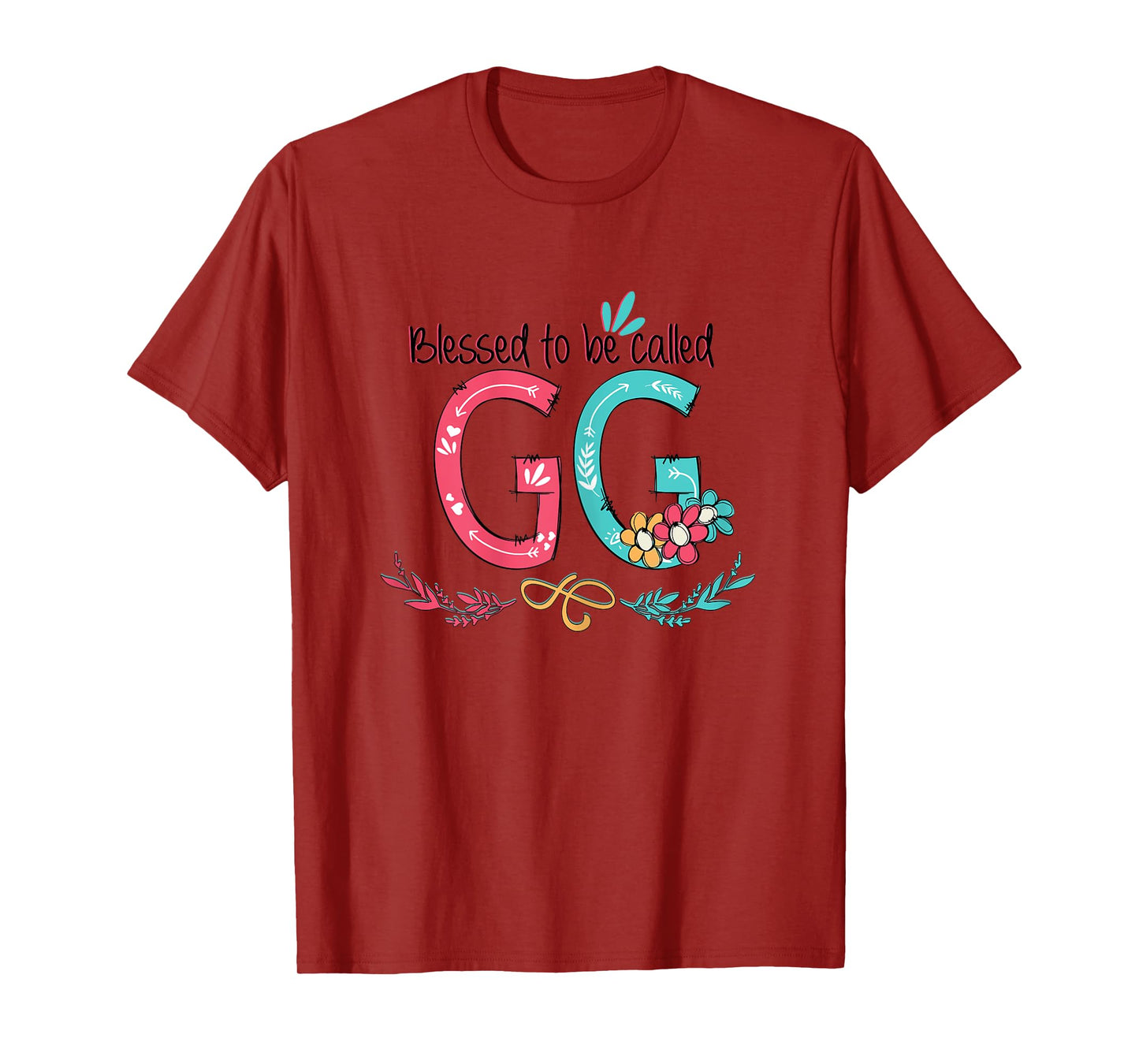 Blessed to be called GG Colorful gifts-Grandma tee T-Shirt