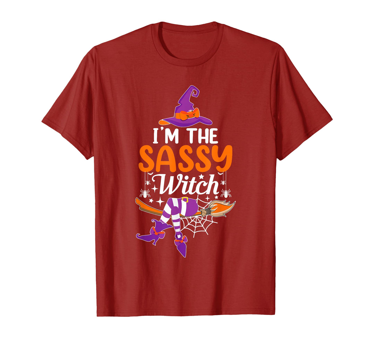 I'm the Sassy Witch Funny Halloween Family Matching T-Shirt