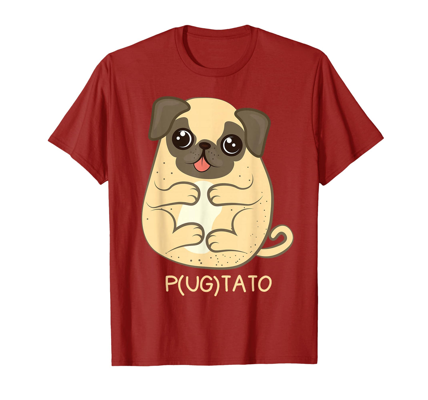 Pugtato Pug Potato Dog Lover T-Shirt Gift T-Shirt