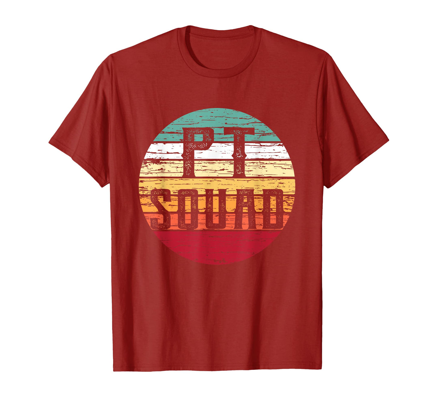 Retro Physical Therapy T-Shirt PT Squad Therapist Gift Idea T-Shirt