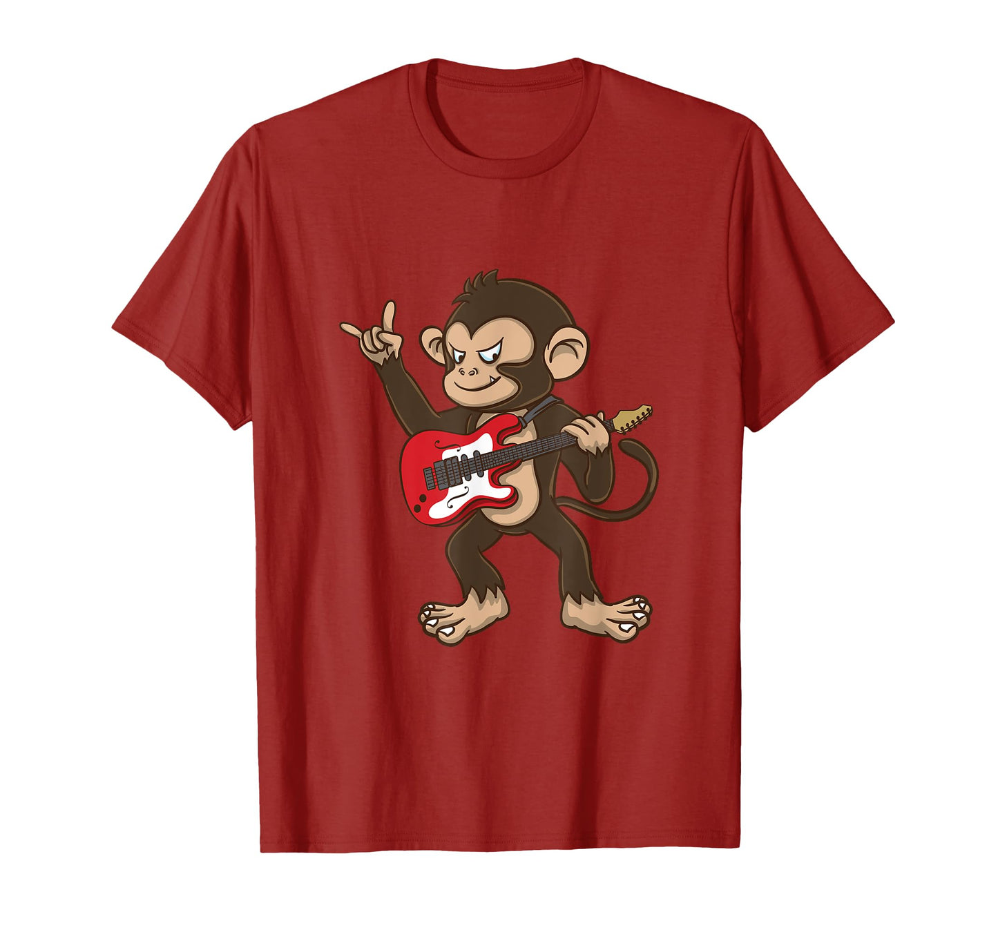 Monkey Playing Guitar T-Shirt