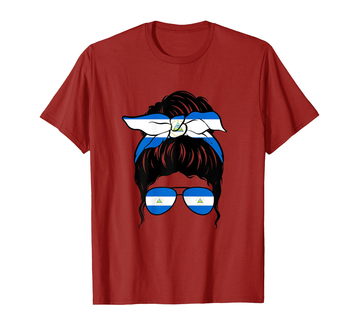 Nicaraguan Girl Nicaragua Flag Proud Nicaraguan Woman T-Shirt