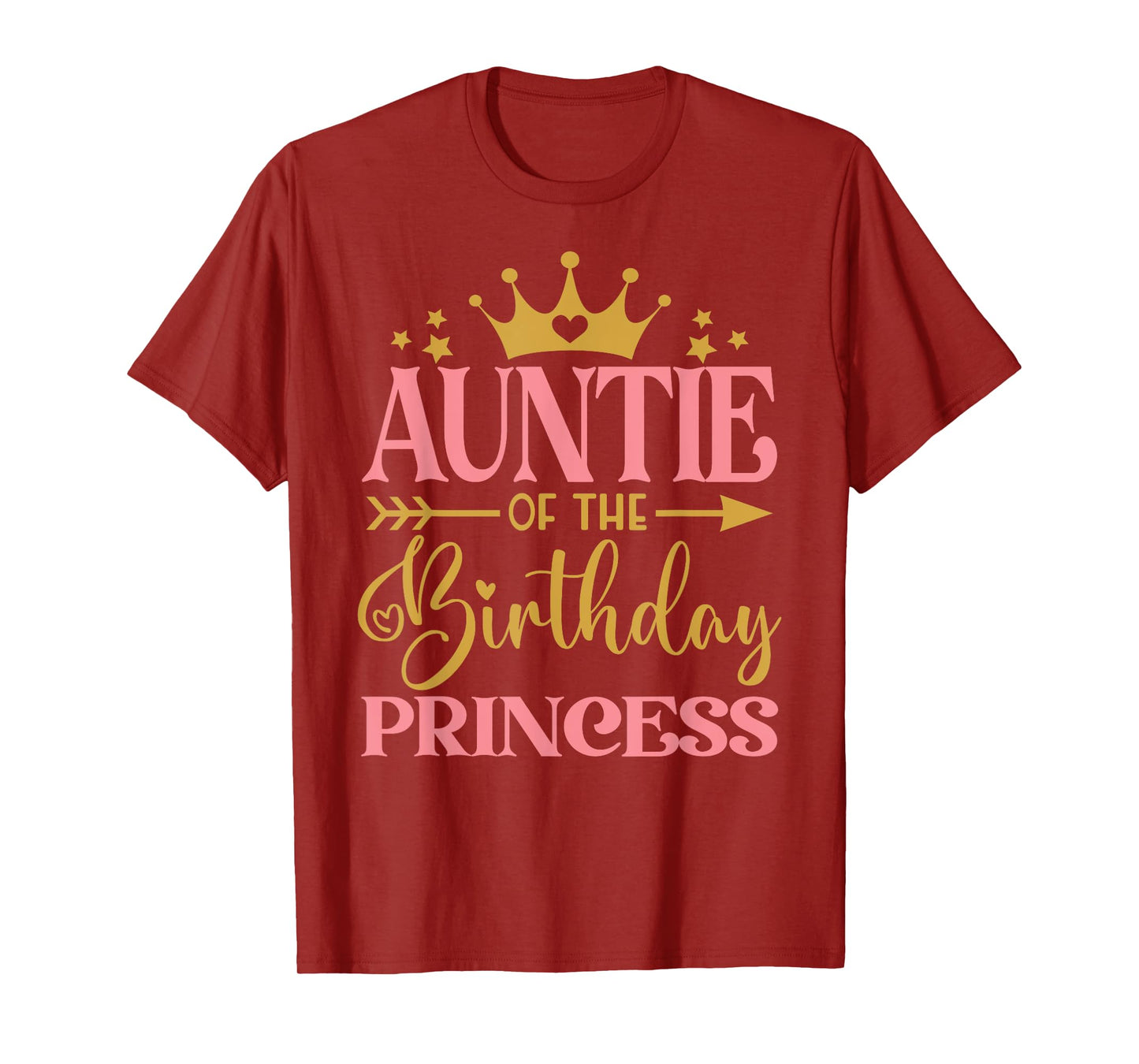 Auntie of The Birthday for Girl - 1st Birthday Princess Girl T-Shirt