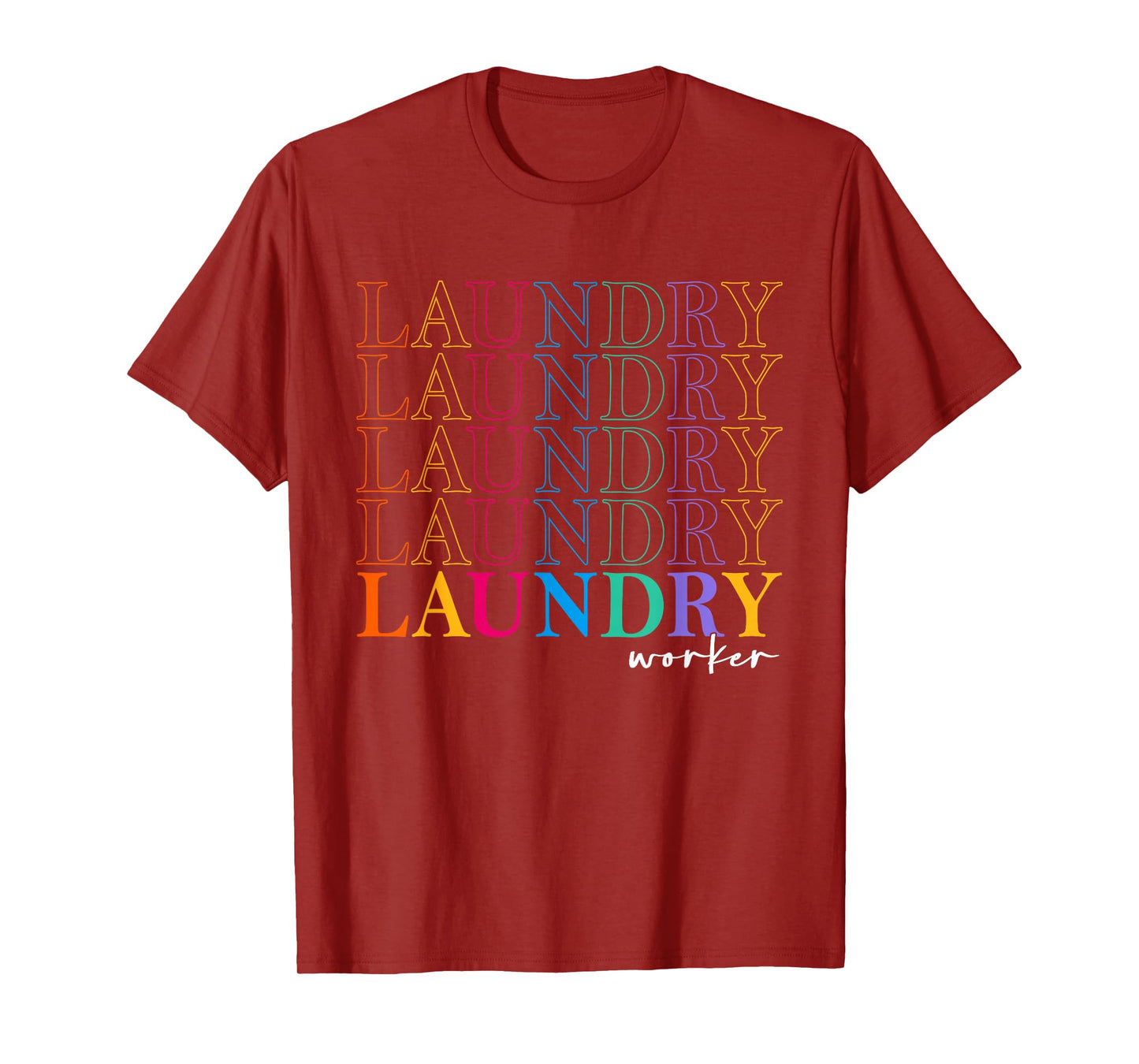 Laundry Worker Appreciation Week Healthcare For Women Men T-Shirt