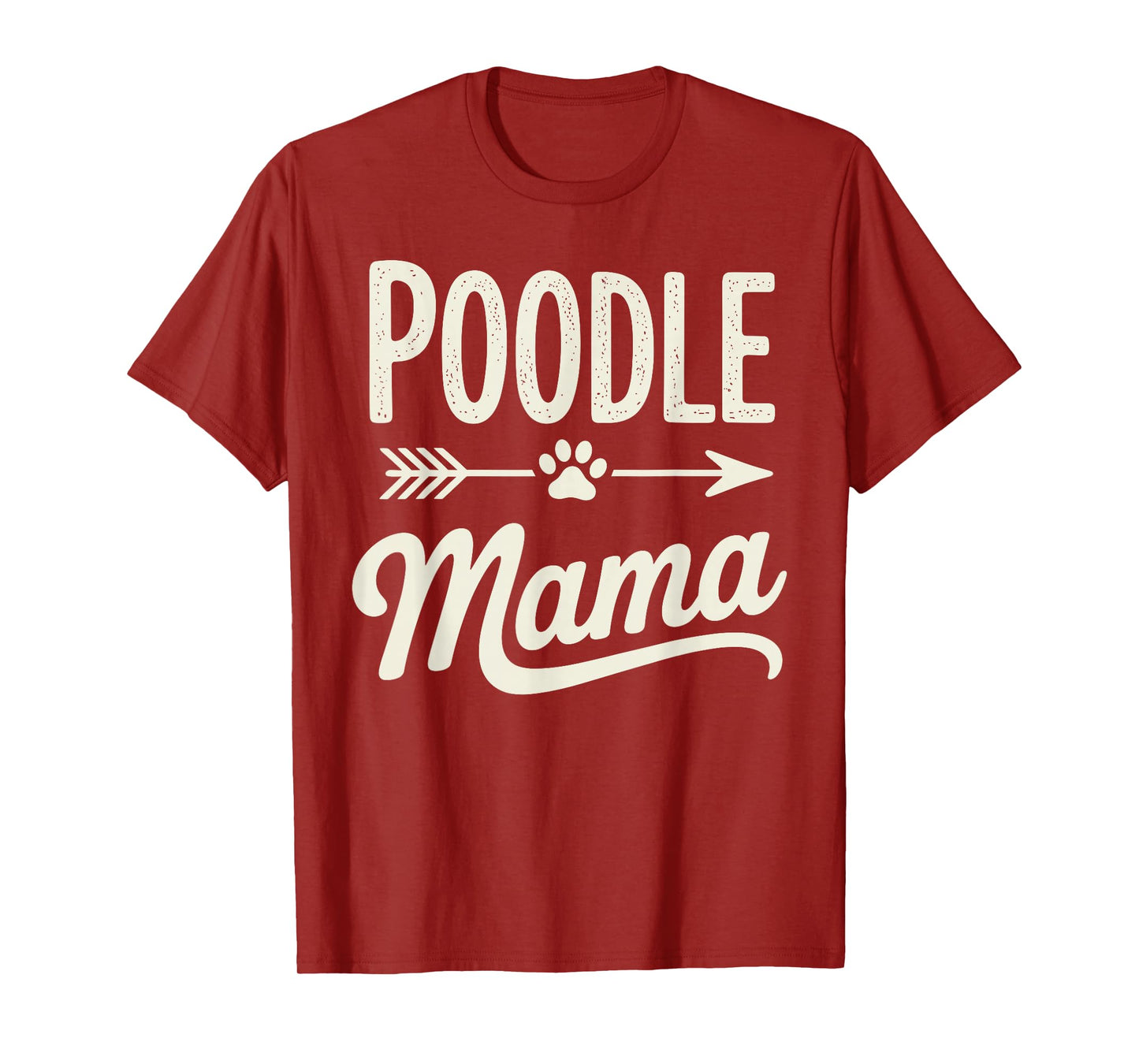 Standard Poodle Art for Women Girls Miniature Poodle Lover T-Shirt