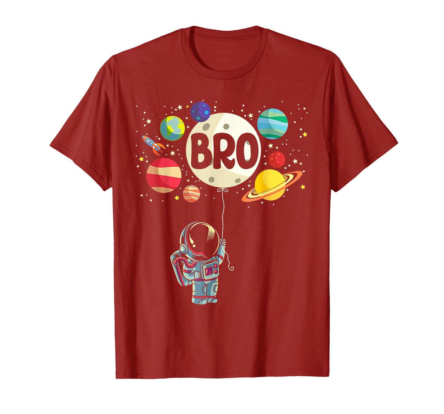 Brother of The Birthday Boy Space Astronaut 1st Birthday T-Shirt