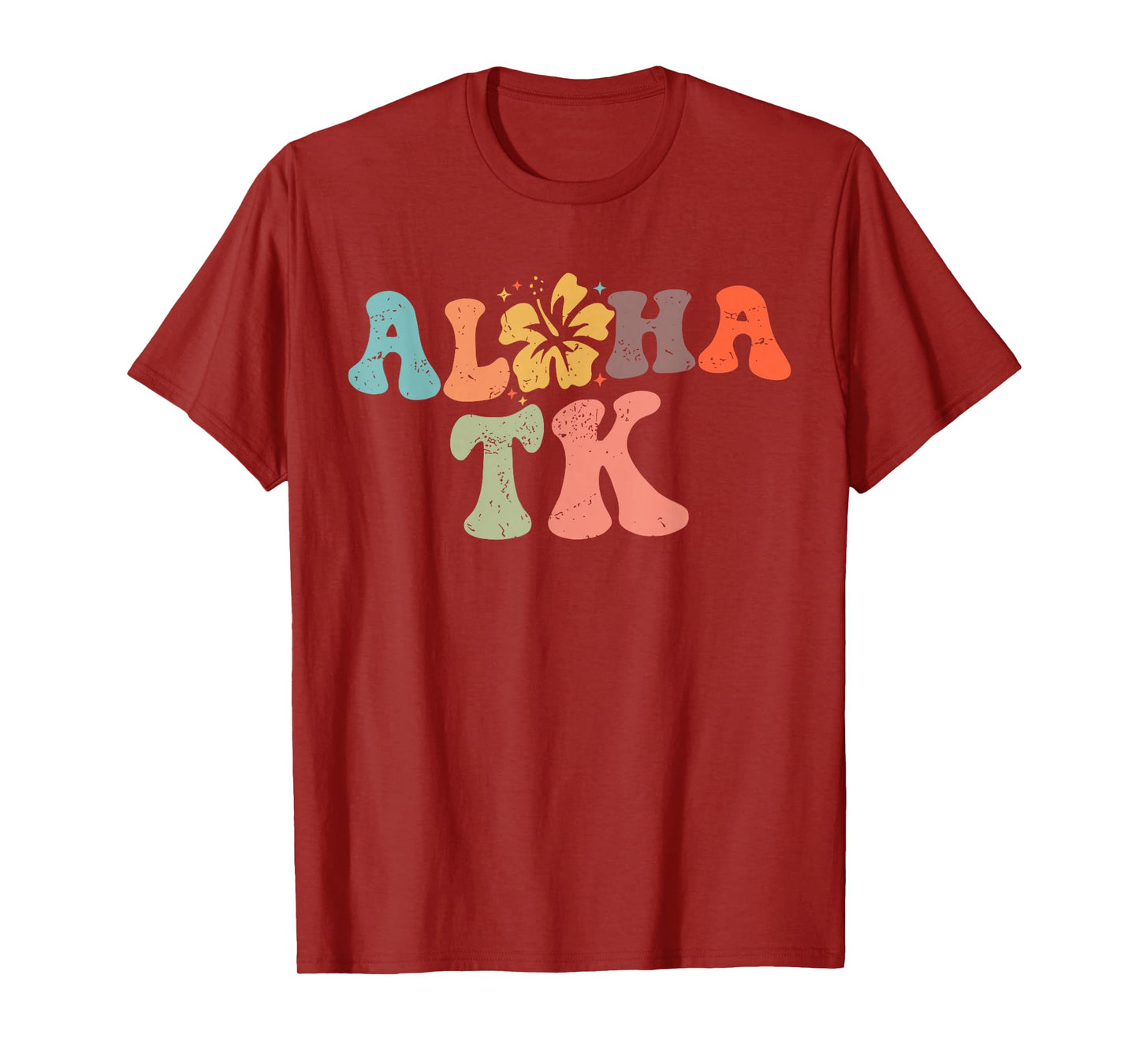 Retro Aloha TK Teacher Life Summer Vacation Beach Hawaiian T-Shirt