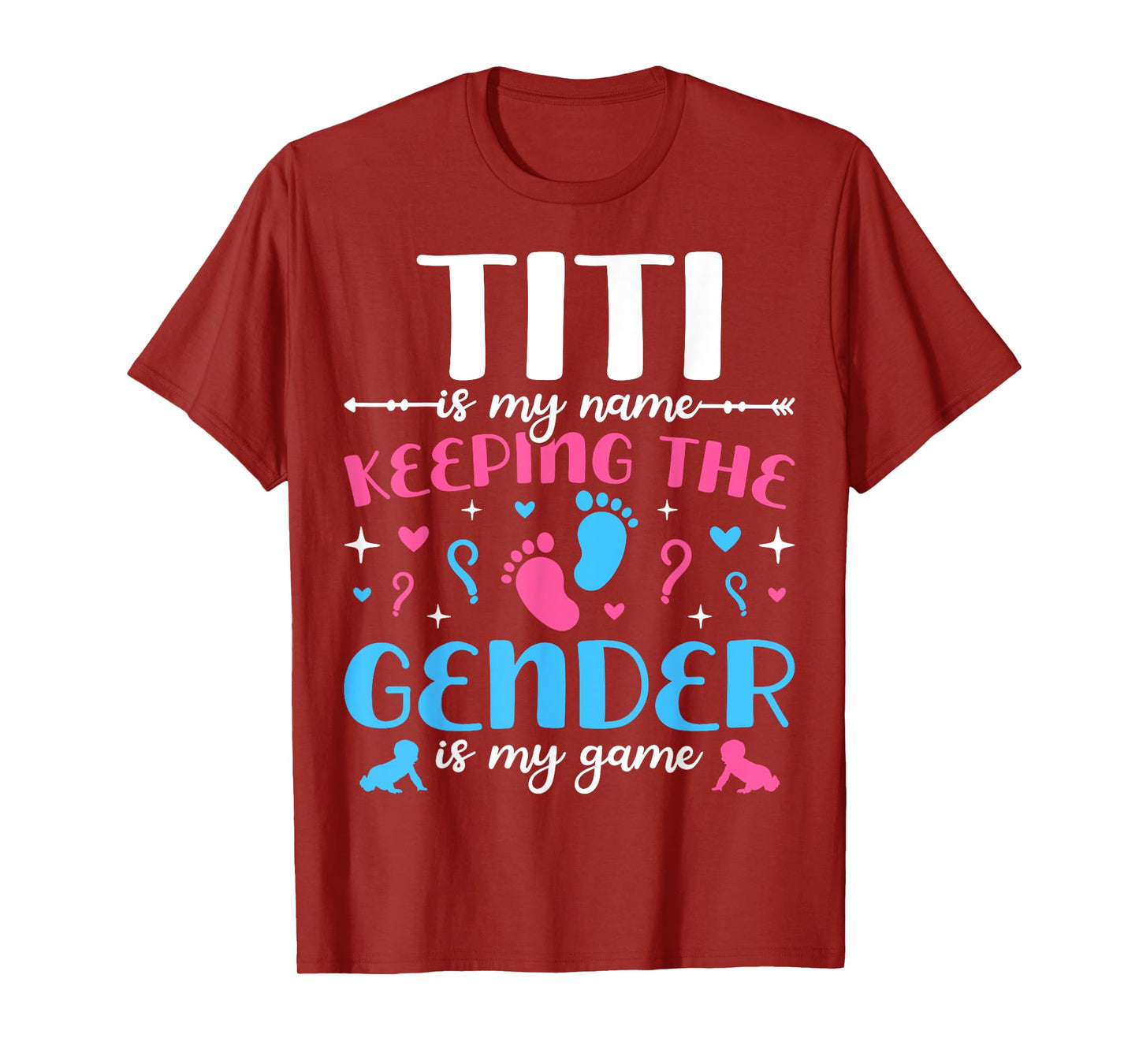 Keeper Of The Gender Titi Baby Announcement Family Party T-Shirt