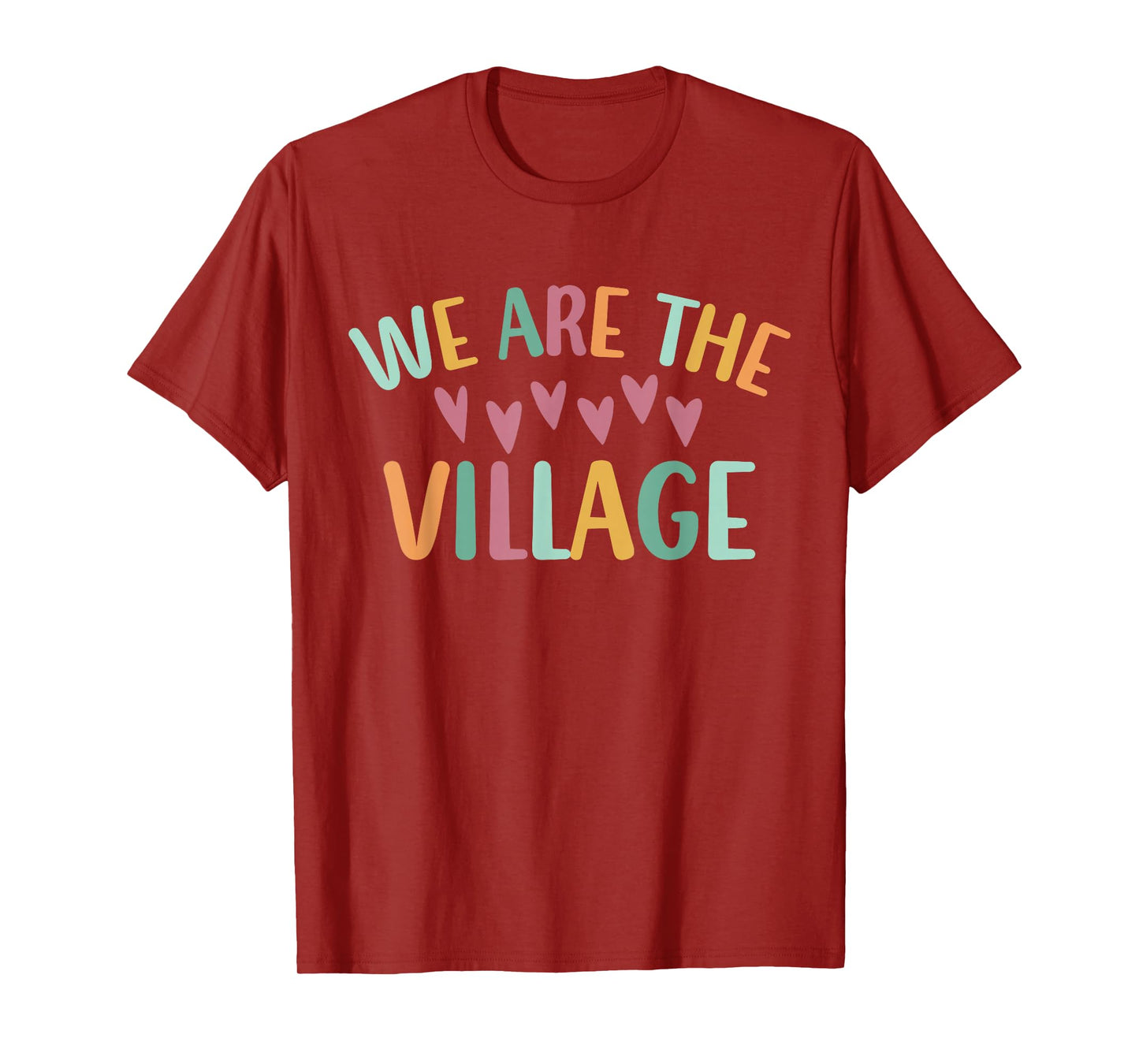 Retro We Are The Village Gotcha Day Adoption Day T-Shirt