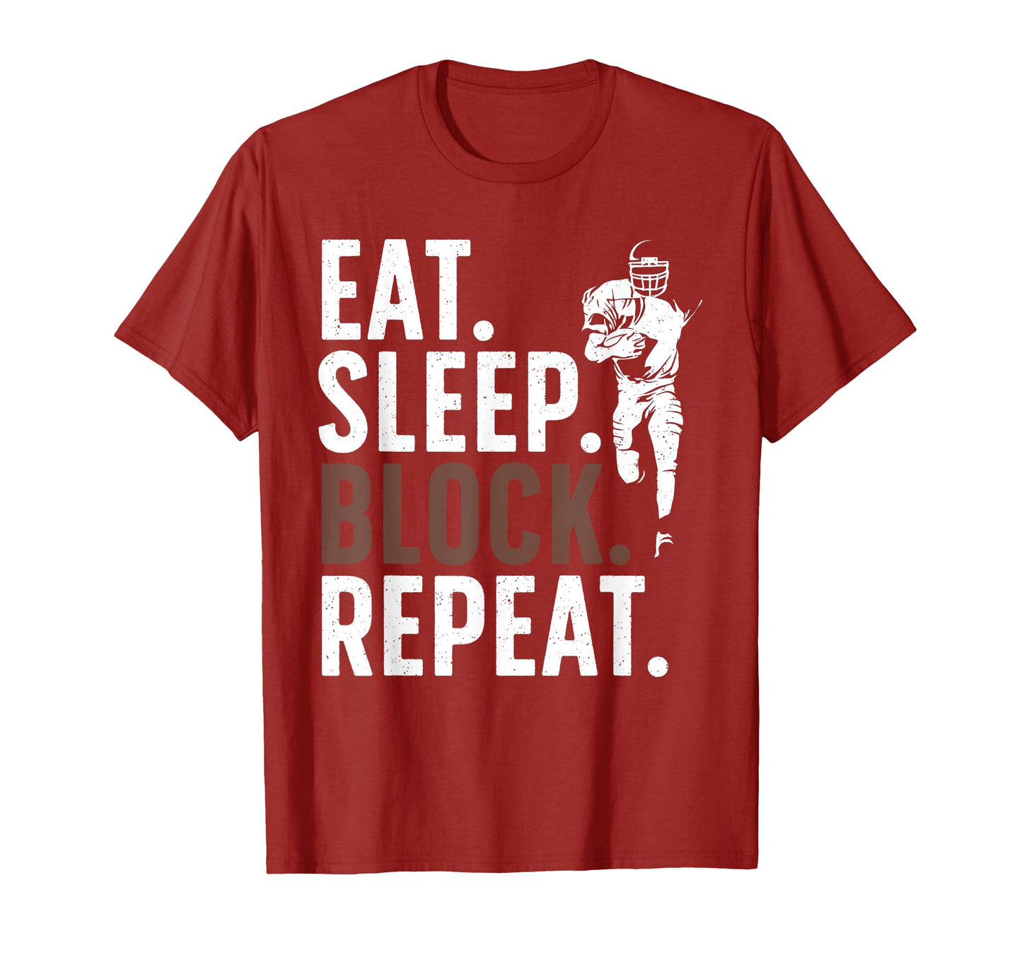 Lineman Art For Men Women Football Player Offensive Lineman T-Shirt