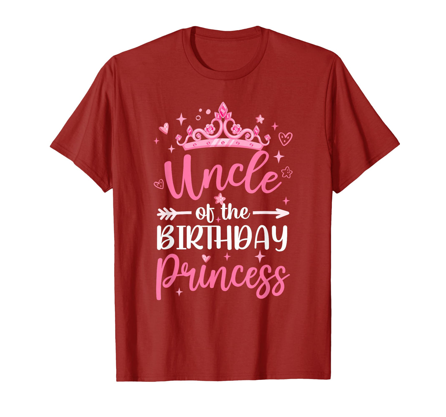 Uncle Of The Birthday Princess Birthday Girl Kid Family T-Shirt