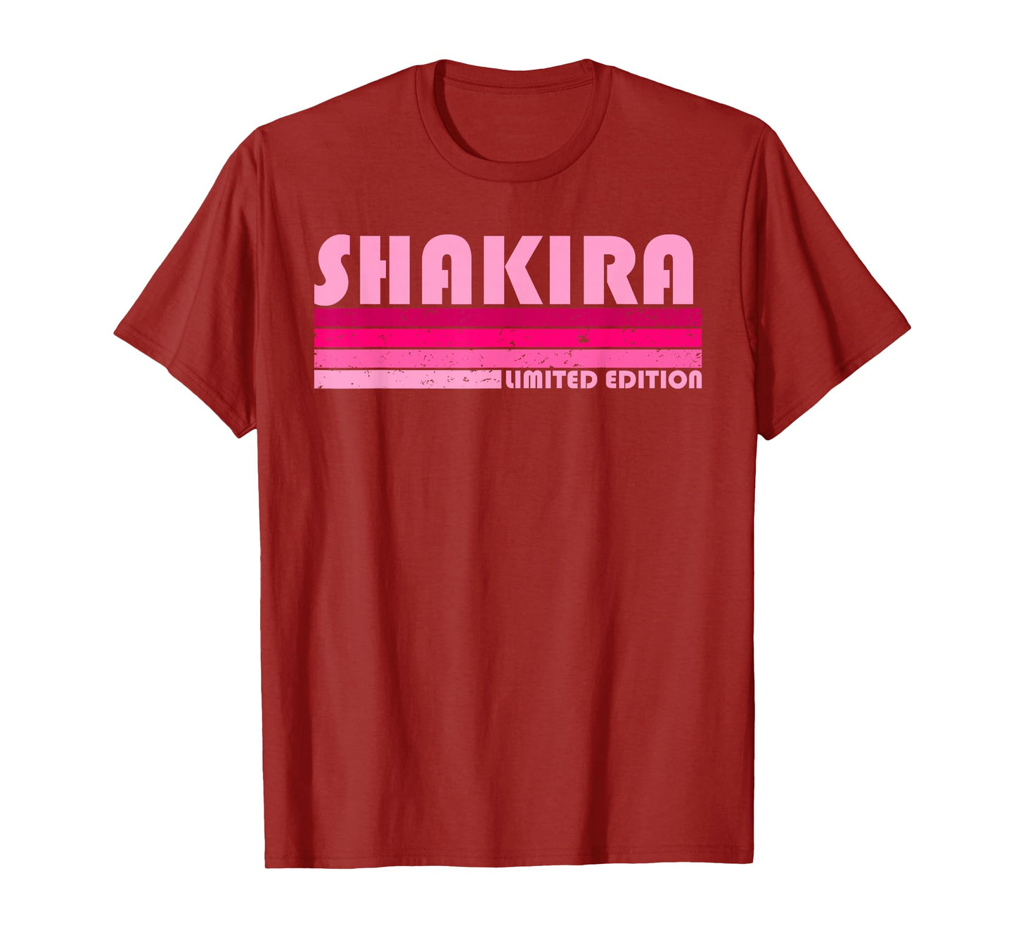 SHAKIRA Name Personalized Retro Vintage 80s 90s Birthday T-Shirt