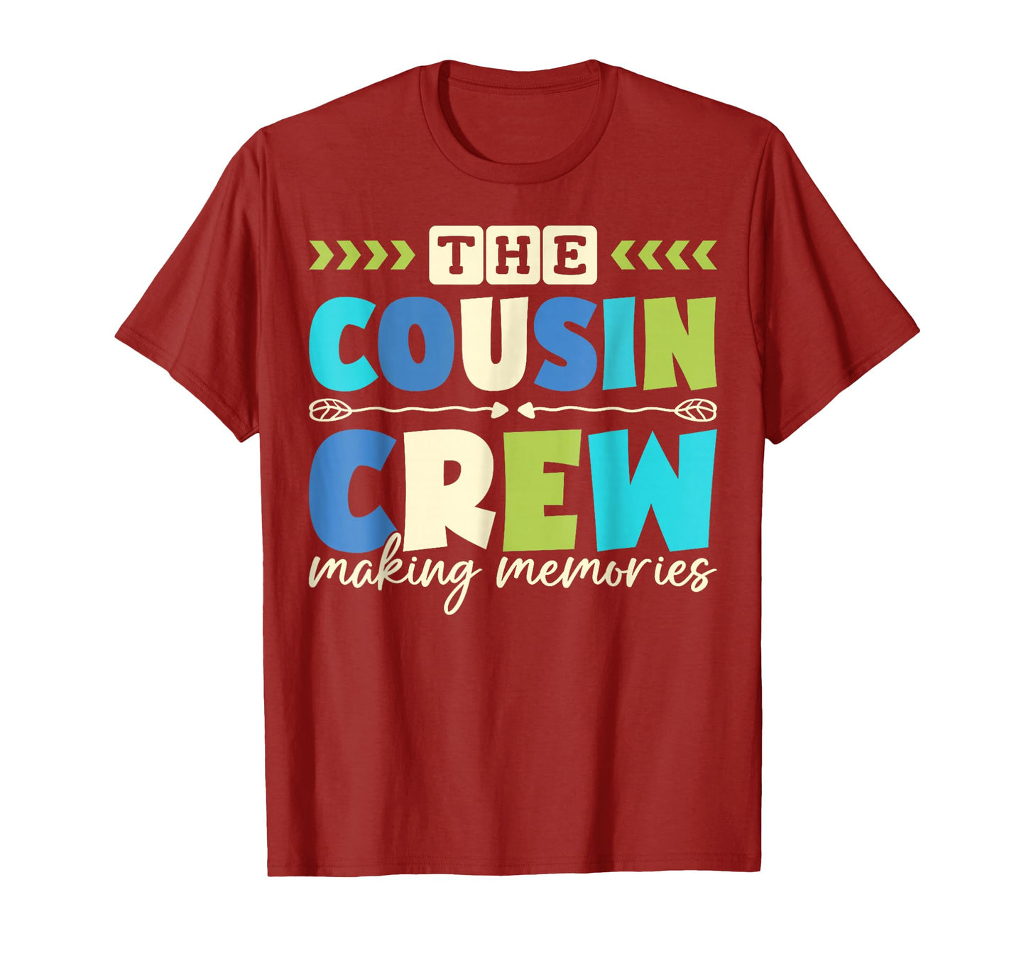 Cousin Crew 2025 Making Memories Family Vacation Camp Kids T-Shirt