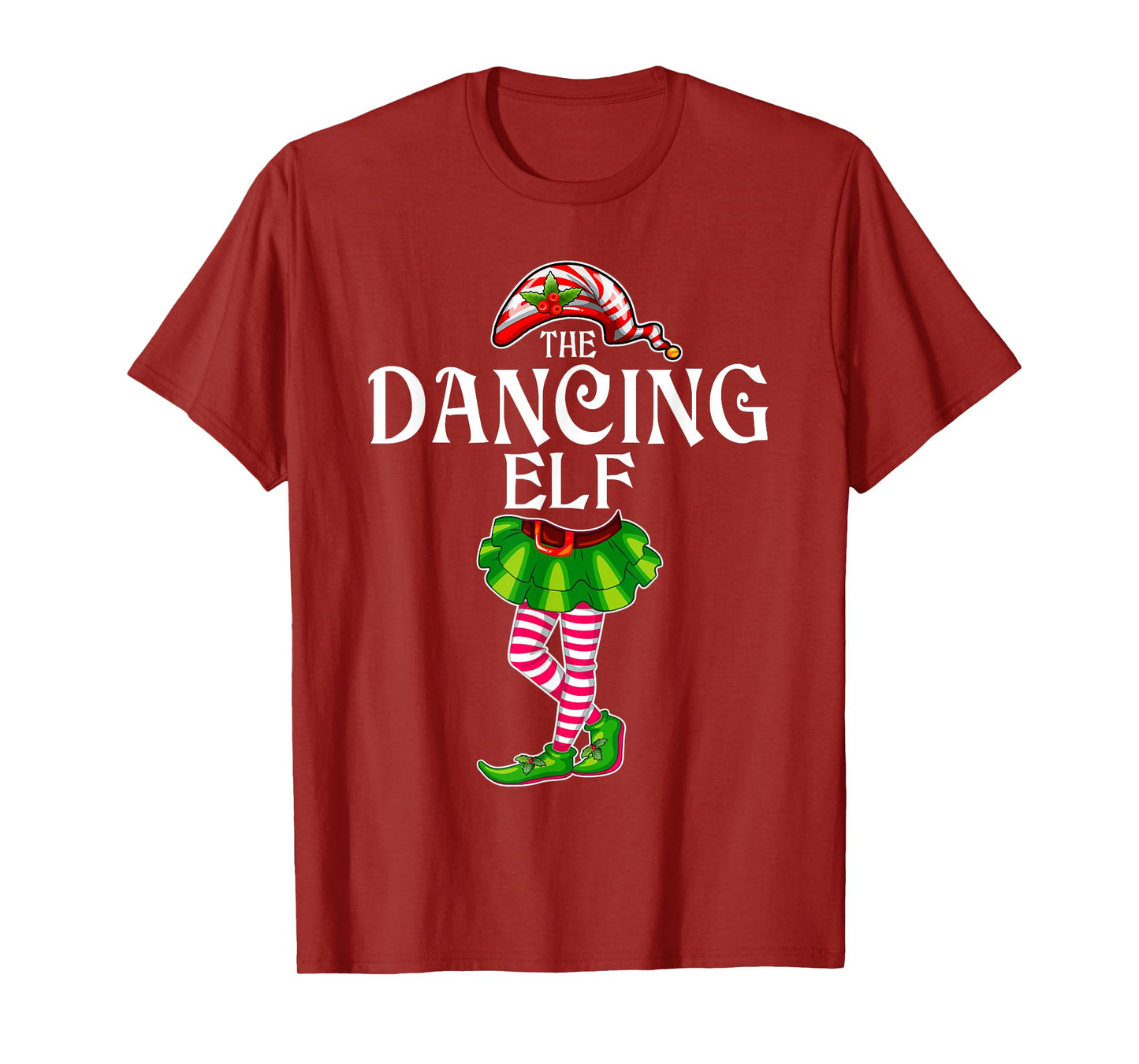 The Dancing Elf Christmas Matching Family Group T-Shirt