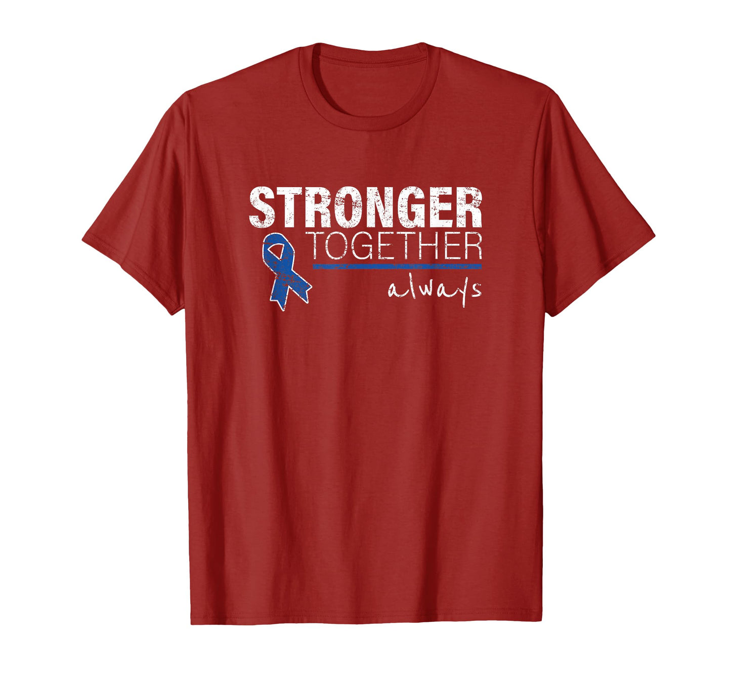 Positive Message for Women Men Colon Cancer Awareness T-Shirt