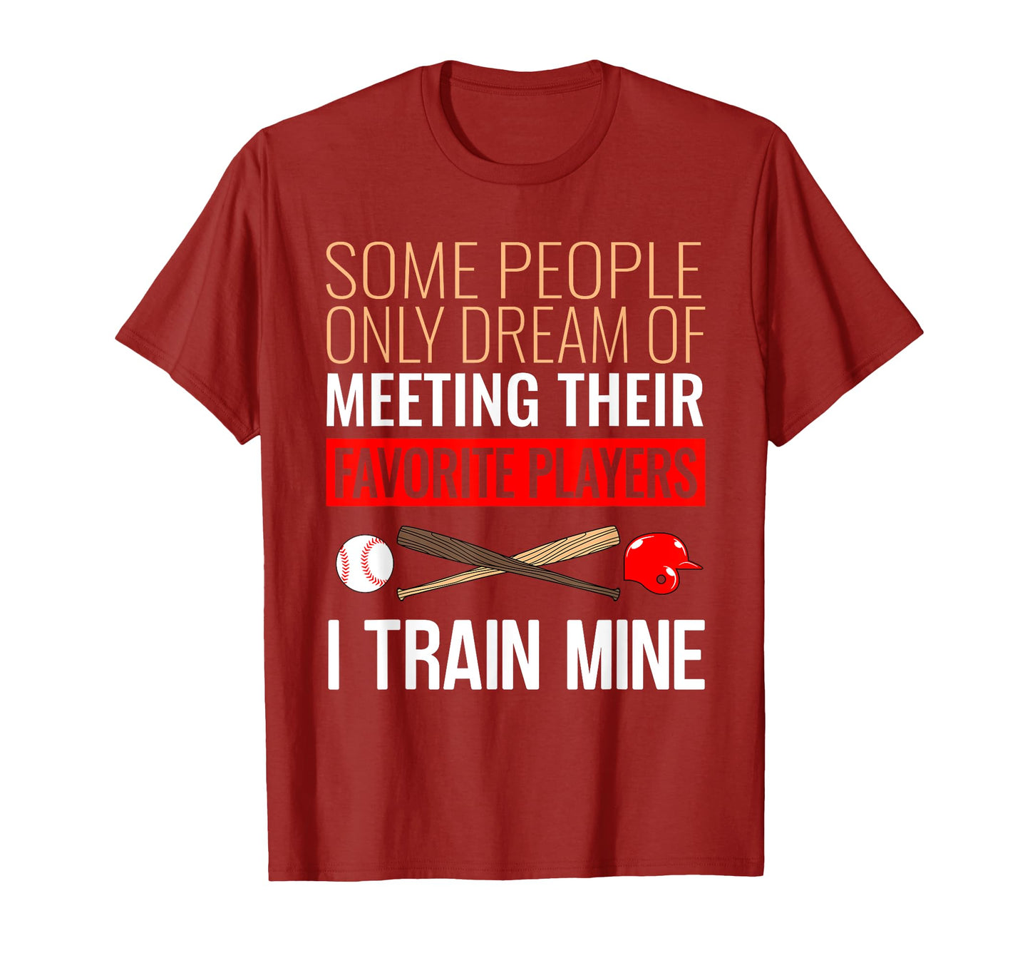 Funny Baseball Coach Trainer Bat And Ball Sports Lover Quote T-Shirt