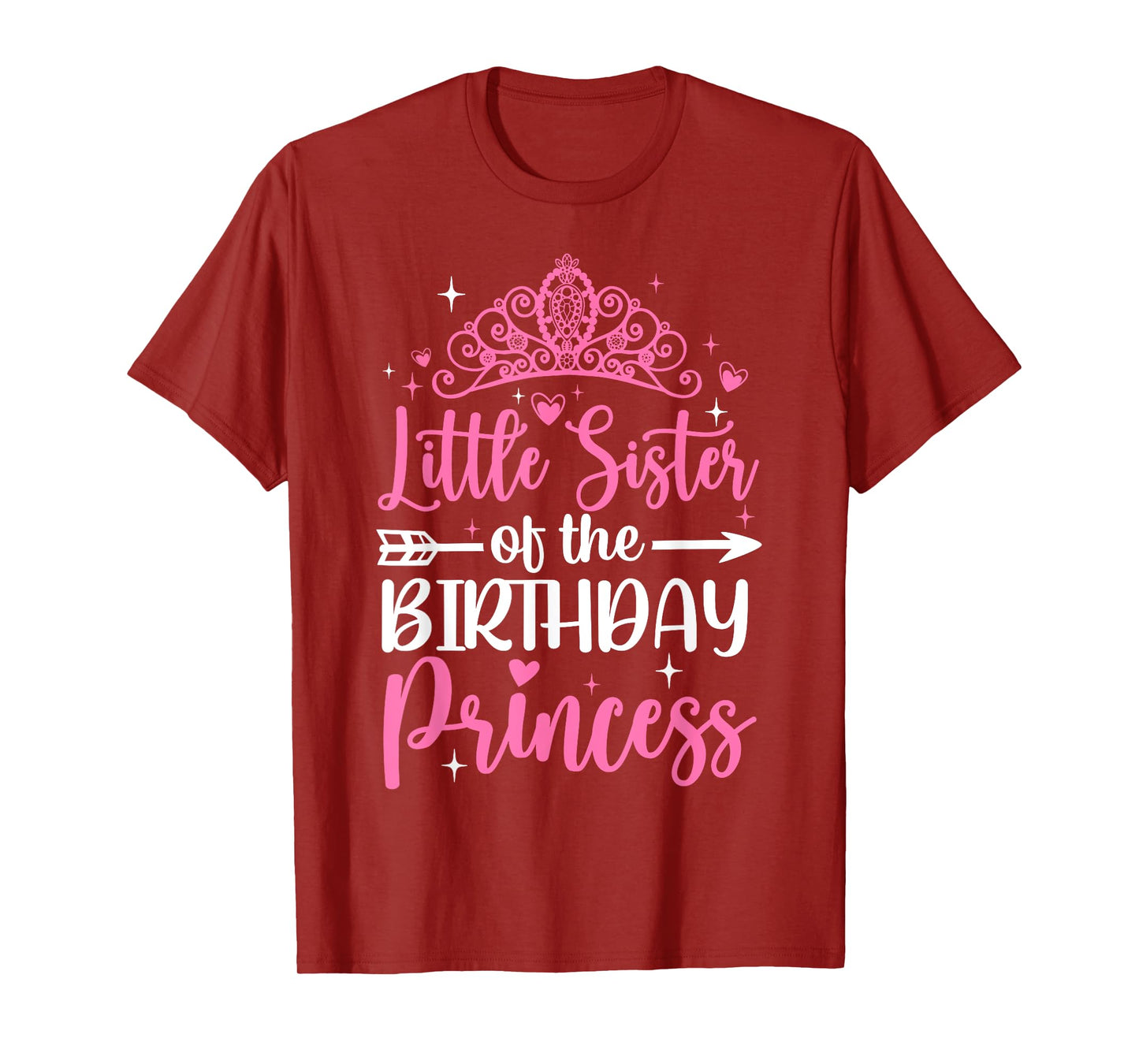 Little Sister Of The Birthday Princess Bday Girl Kid Family T-Shirt