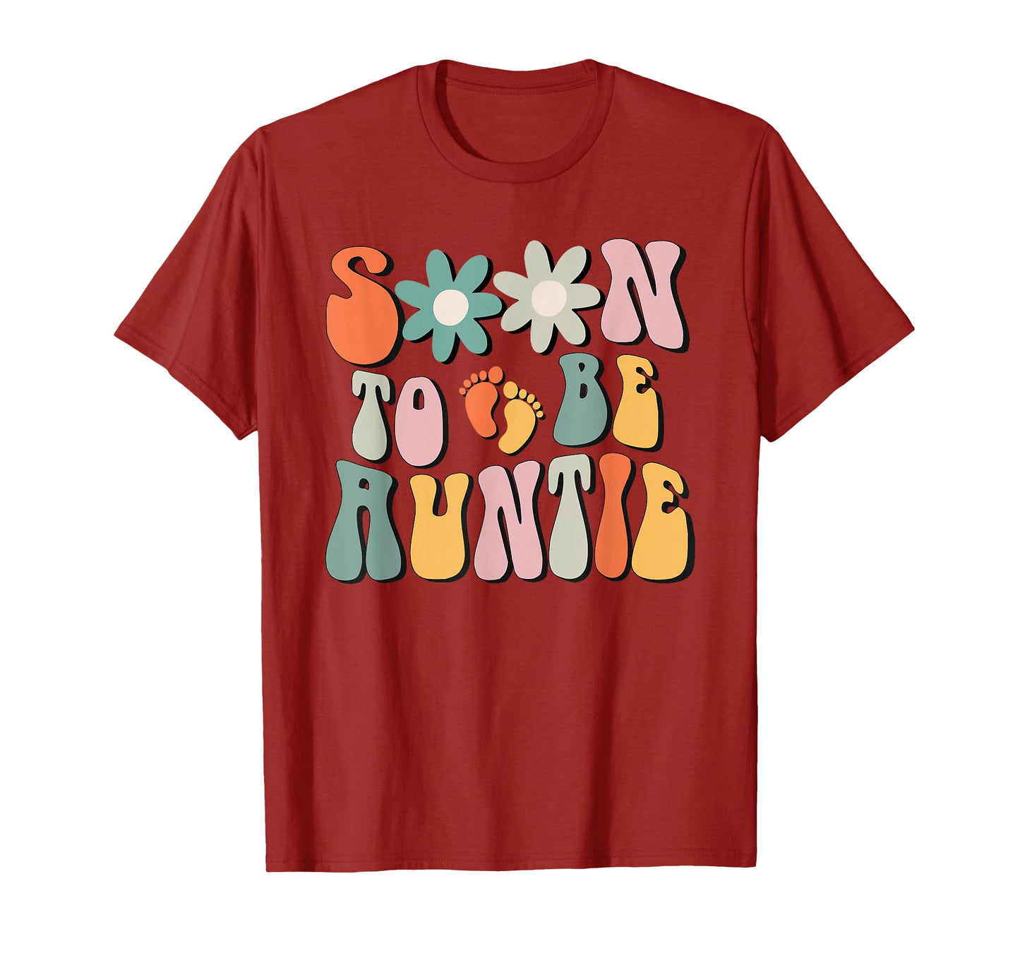 Soon To Be Auntie Gifts Pregnancy Announcement Aunt To Be T-Shirt