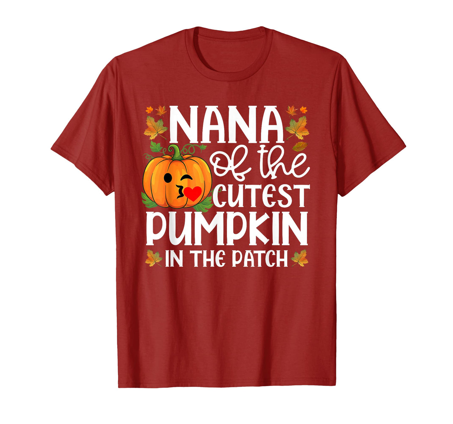 Nana of The Cutest Pumpkin in The Patch Halloween T-Shirt