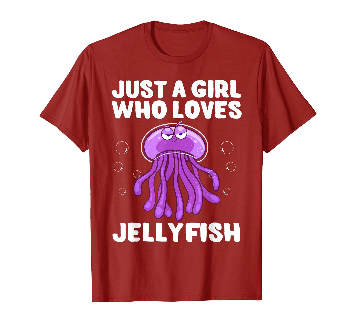 Funny Jellyfish Design For Girls Women Sea Jellies Lovers T-Shirt