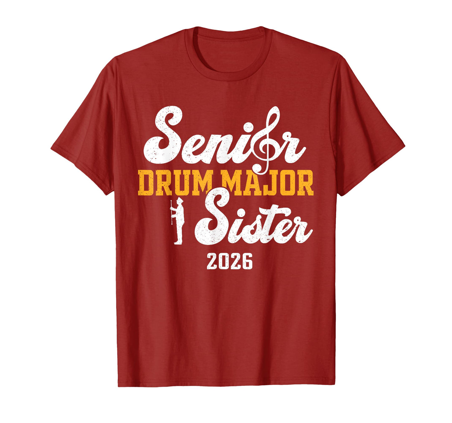 Senior Drum Major Sister 2026 Graduation Matching Family T-Shirt