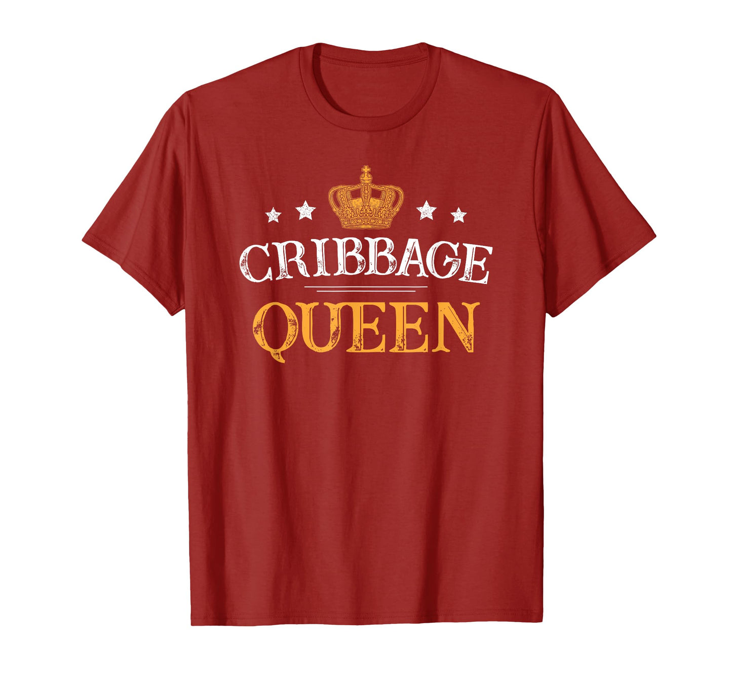 Cribbage Queen - Board Card Game Player Gamer Funny Gift T-Shirt