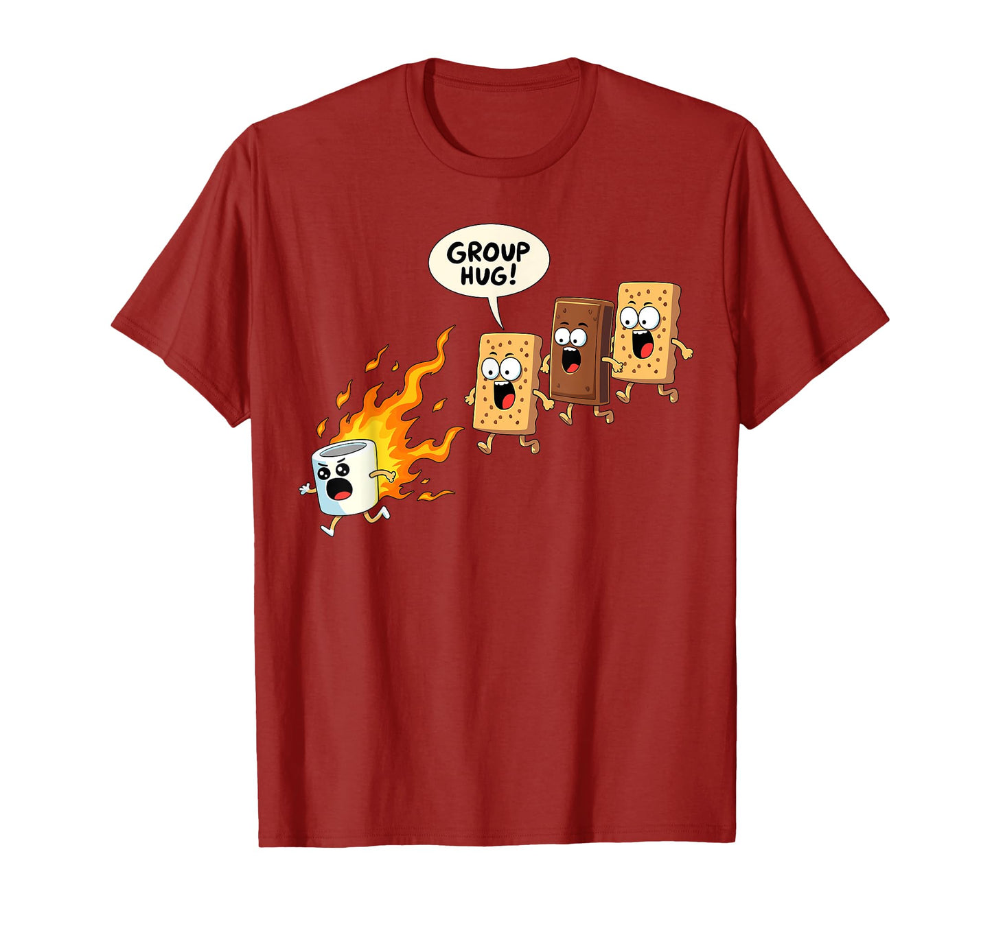 Funny Camping Smores Group Hug Cute S'mores T-Shirt