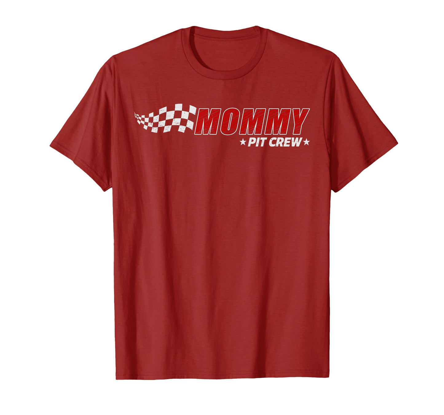 Mommy Pit Crew Race Car Birthday Family Matching Pit Crew T-Shirt