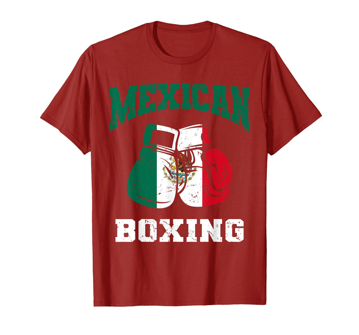 Mexican Boxing Gloves Mexico Pride Patriotic Mens Boys Kids T-Shirt