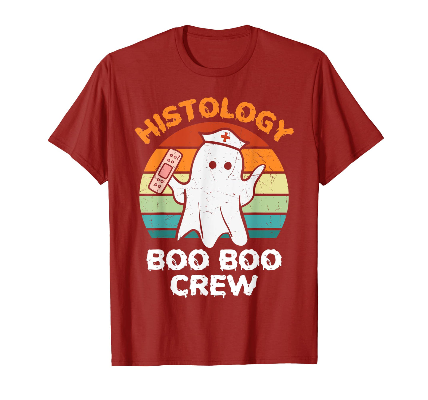 Histology Boo Crew Halloween Ghost Costume Matching T-Shirt