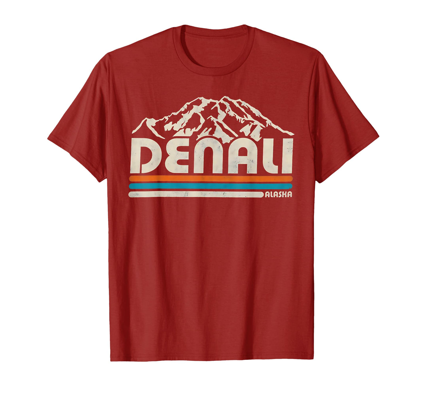 Vintage Denali National Park Alaska Mountains Nature Hiking T-Shirt