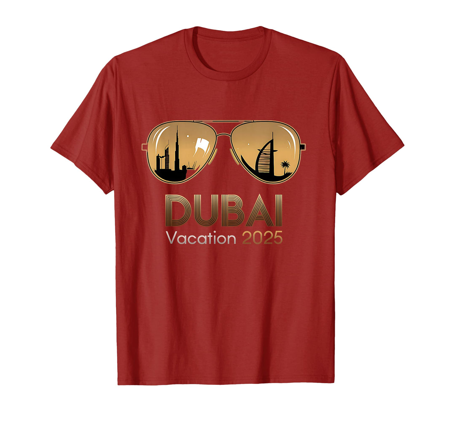 Dubai 2025 Vacation Sunset Desert Adventure apparel T-Shirt
