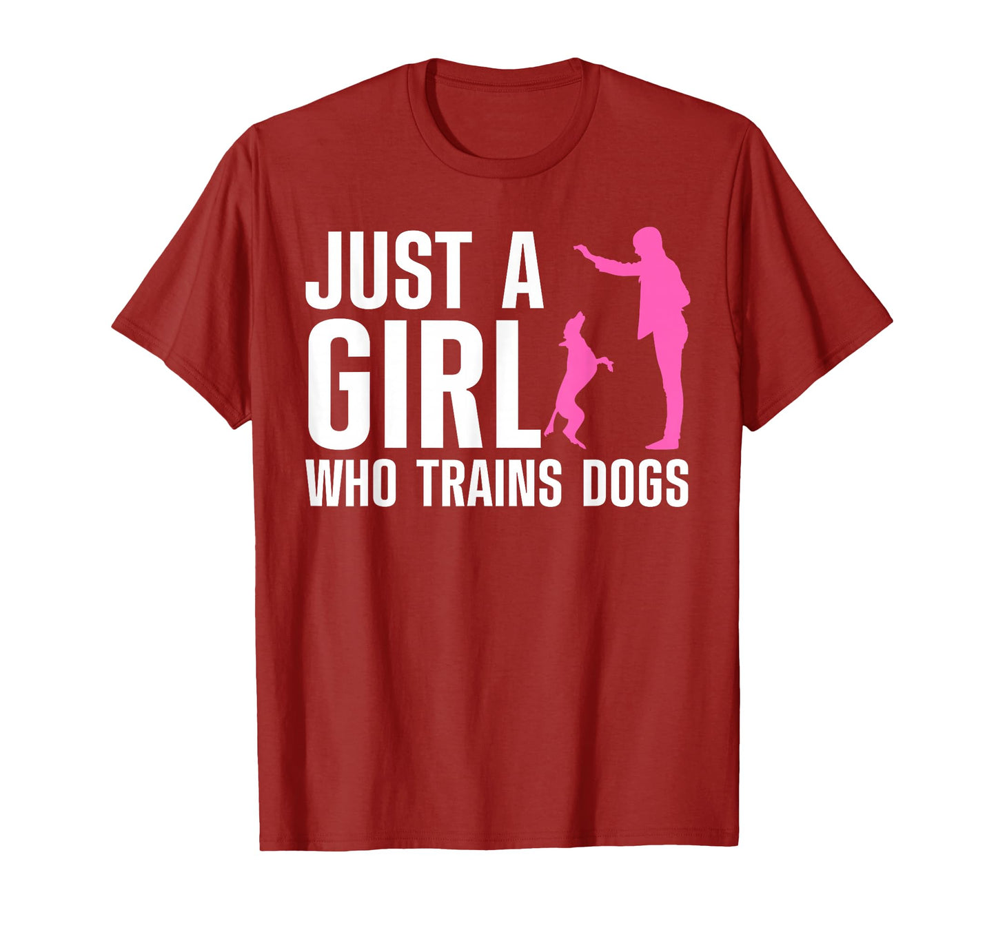Cute Dog Trainer For Women Girls Training Dog Lover Owner T-Shirt