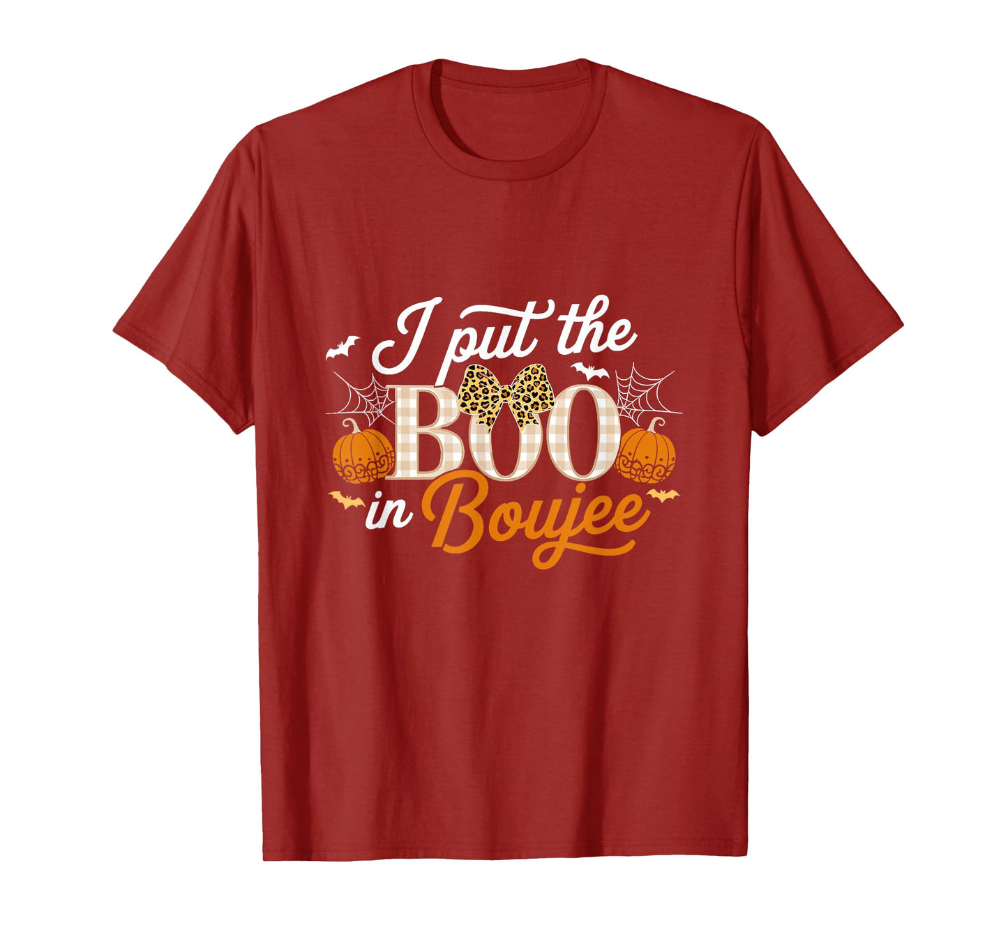 I Put The Boo in Boujee Halloween for Coquette Spooky Season T-Shirt