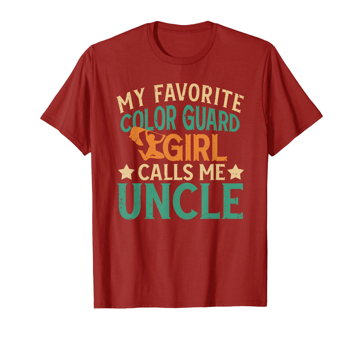 Proud Color Guard Uncle of A Color Guard Member Uncle T-Shirt