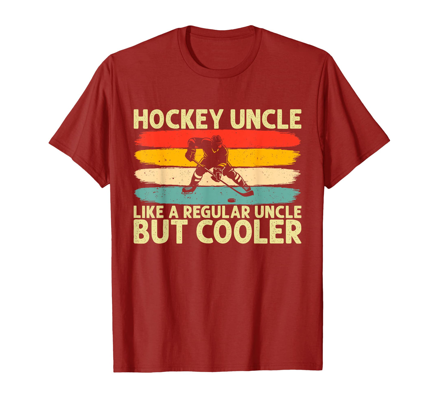 Hockey Uncle Design for Ice Hockey Player Uncle T-Shirt