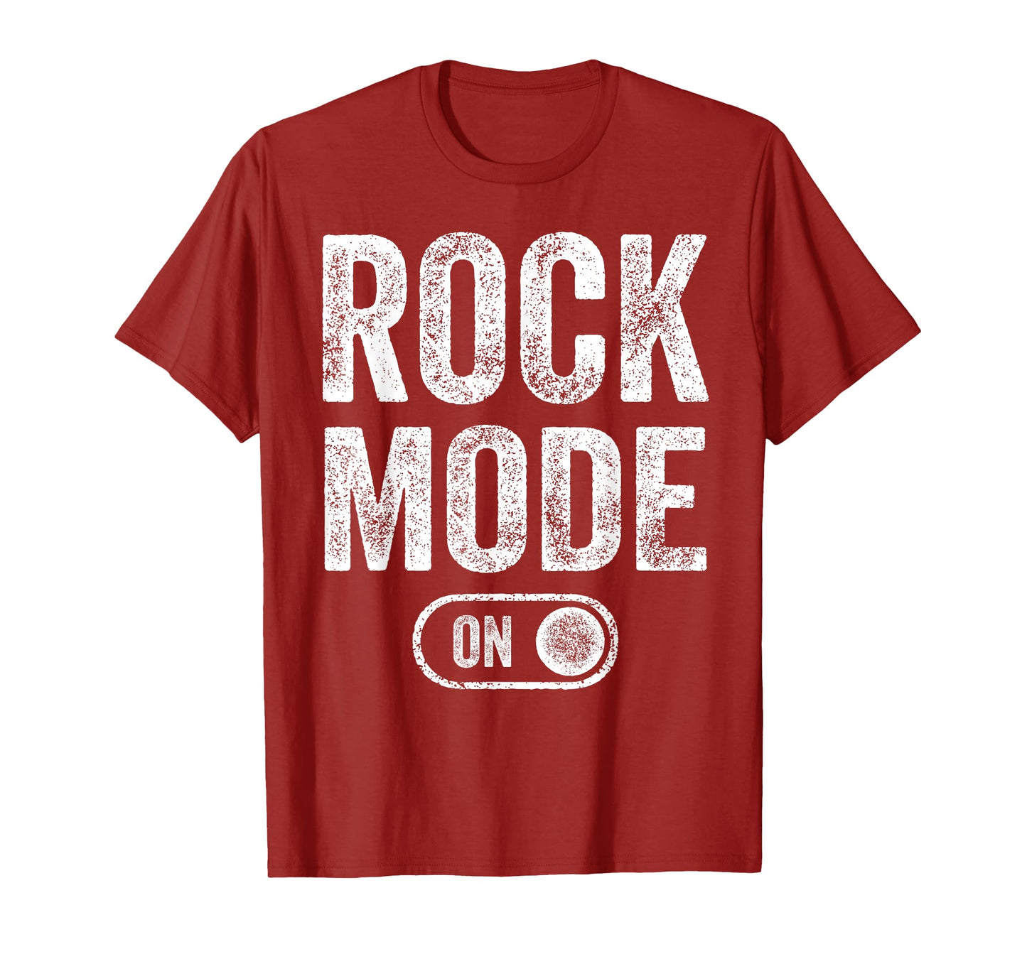 Rock Mode On Funny Rocker Gift Guitar Lover Guitarist T-Shirt