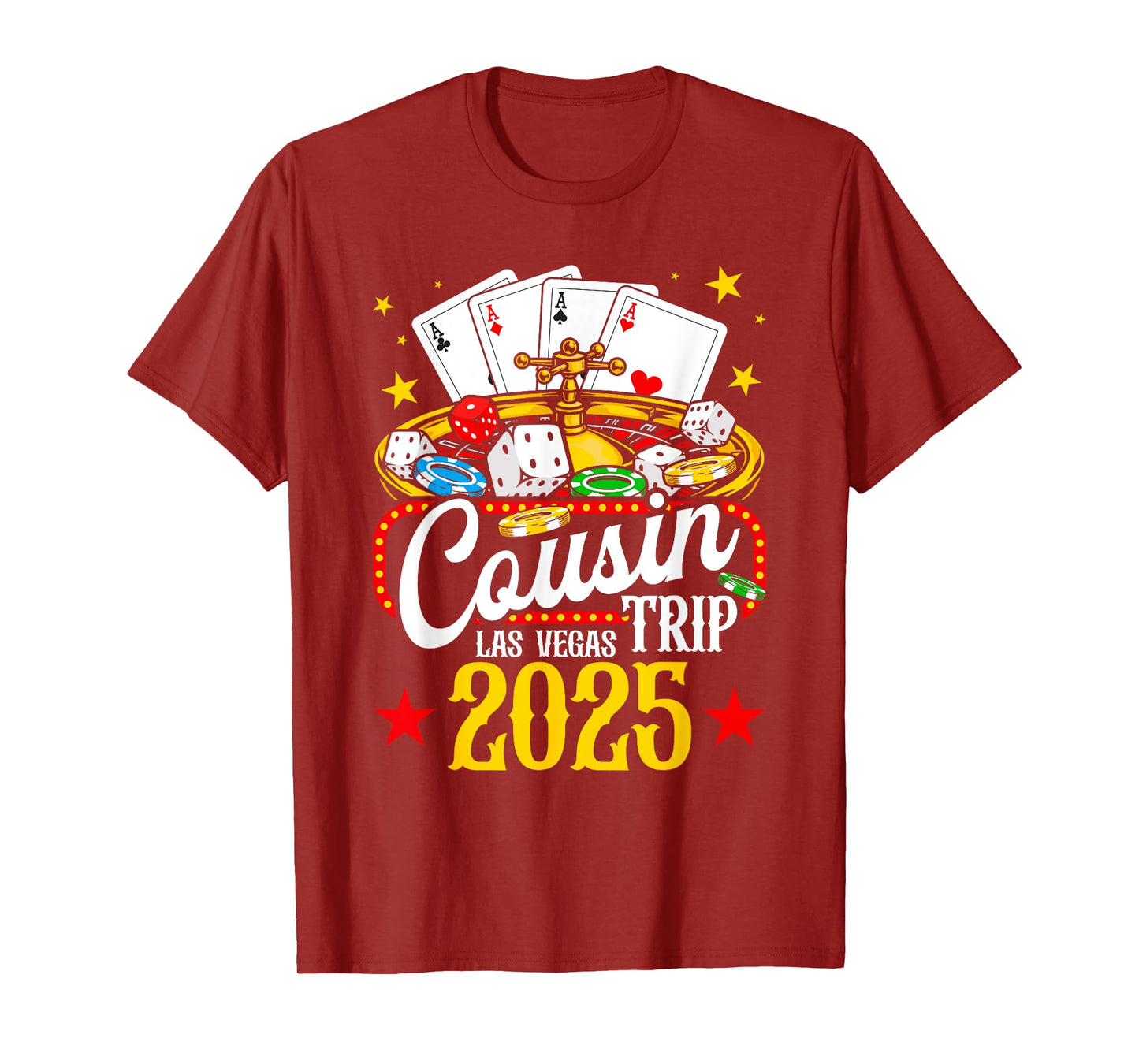 Las Vegas Cousin Trip 2025 Summer Vacation Family Reunion T-Shirt