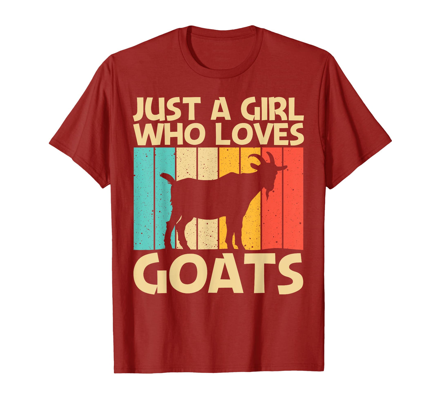 Cool Goat Design For Girls Women Goat Farmer Farming Lovers T-Shirt
