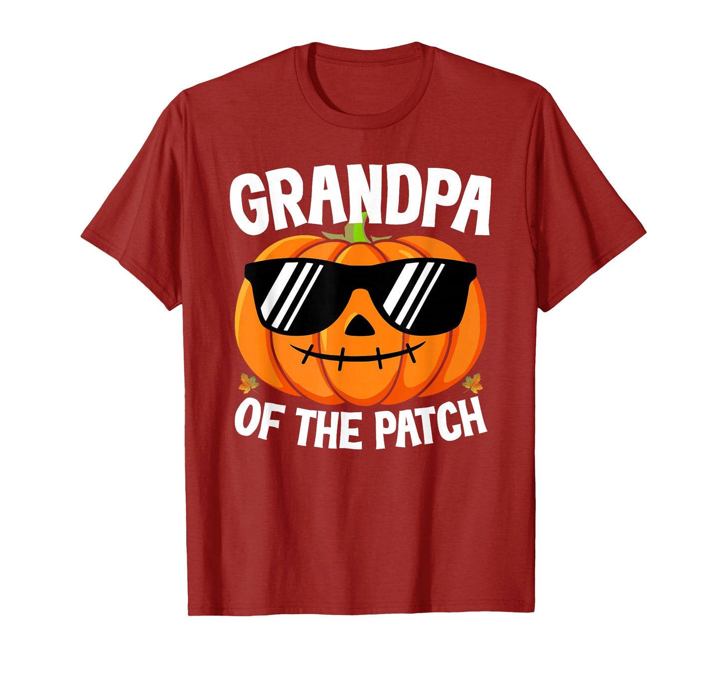 Pumpkin Grandpa of The Patch Halloween Family Matching T-Shirt